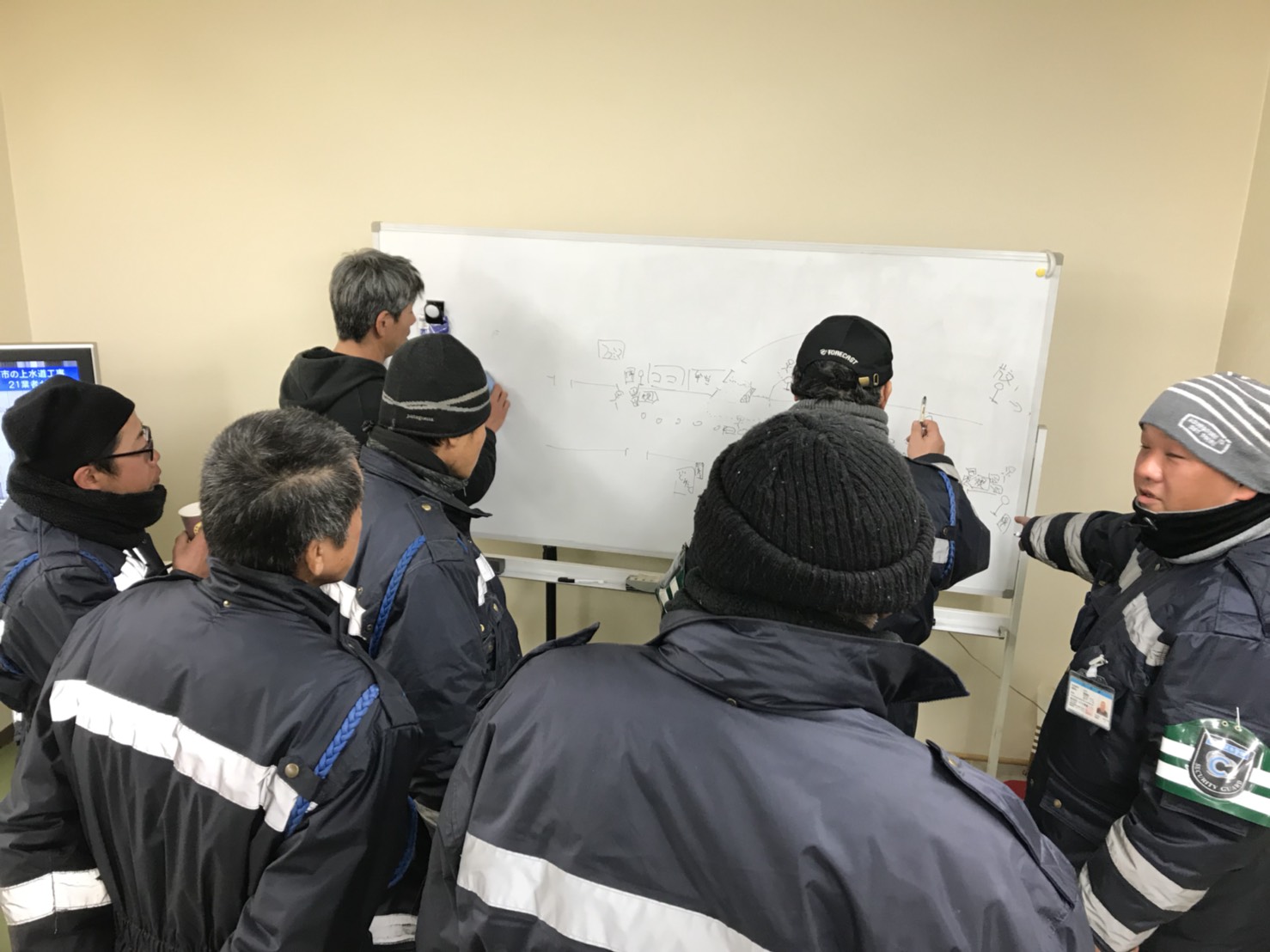 送り出し教育実施! - 株式会社コスモ警備